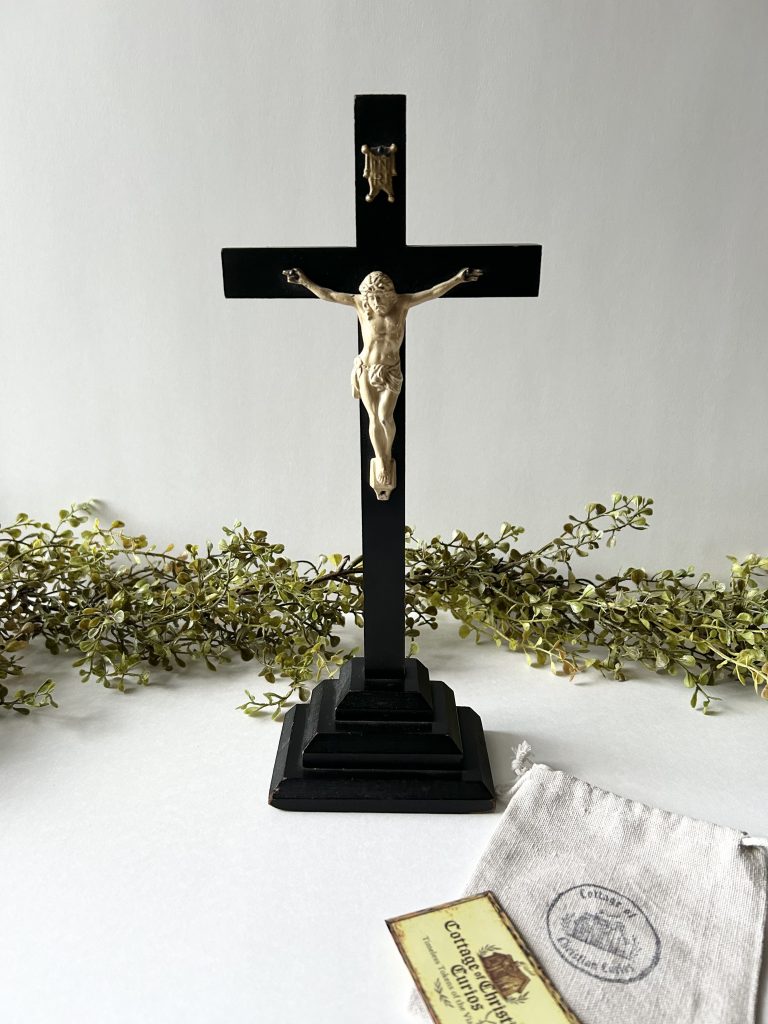 Black Wooden Crucifix