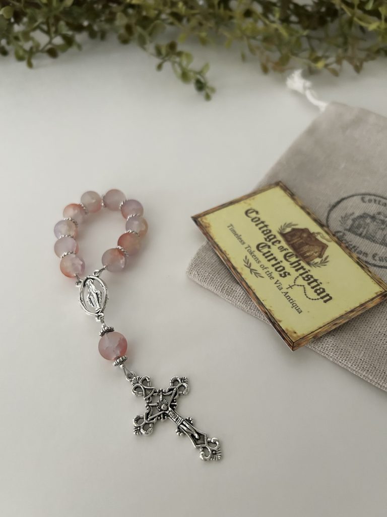 Soft Orange Berry Summer Chaplet