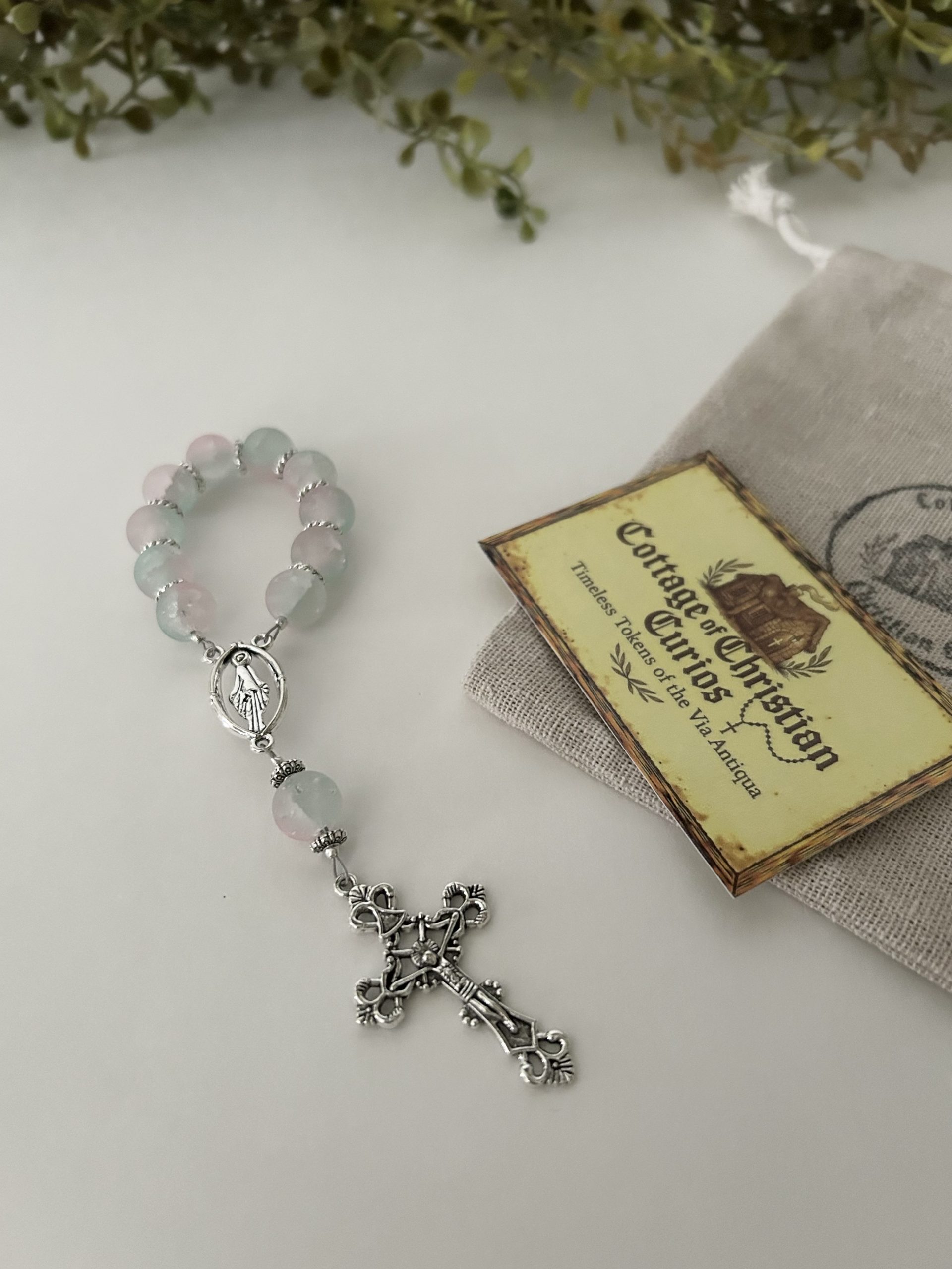 Soft Cotton Candy Summer Chaplet