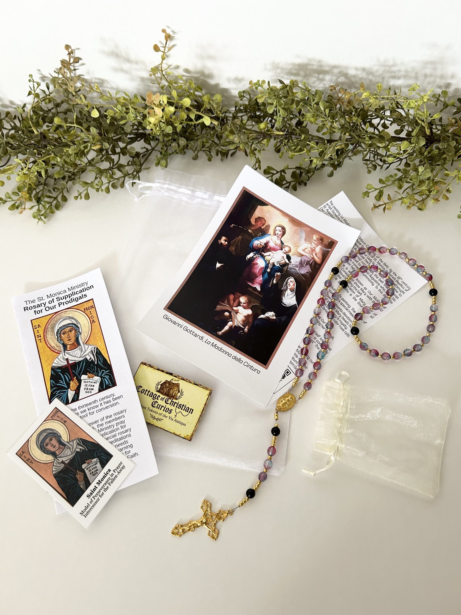 The St. Monica Ministry Supplication Rosary Set